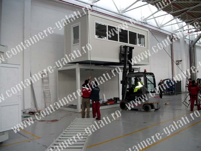 container santier  Bacau